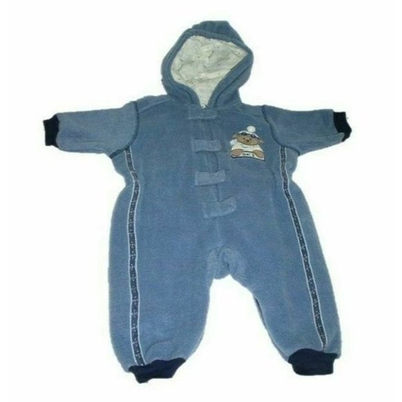 Premier Baby Other - Premier Baby Unisex 2 Piece Hooded Winter Wear Travel Suit Blue Size 0-3 Months
